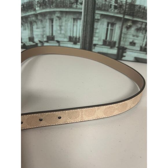 Coach CZ196 Signature Buckle Cut To Size Belt, 25Mm main image 4